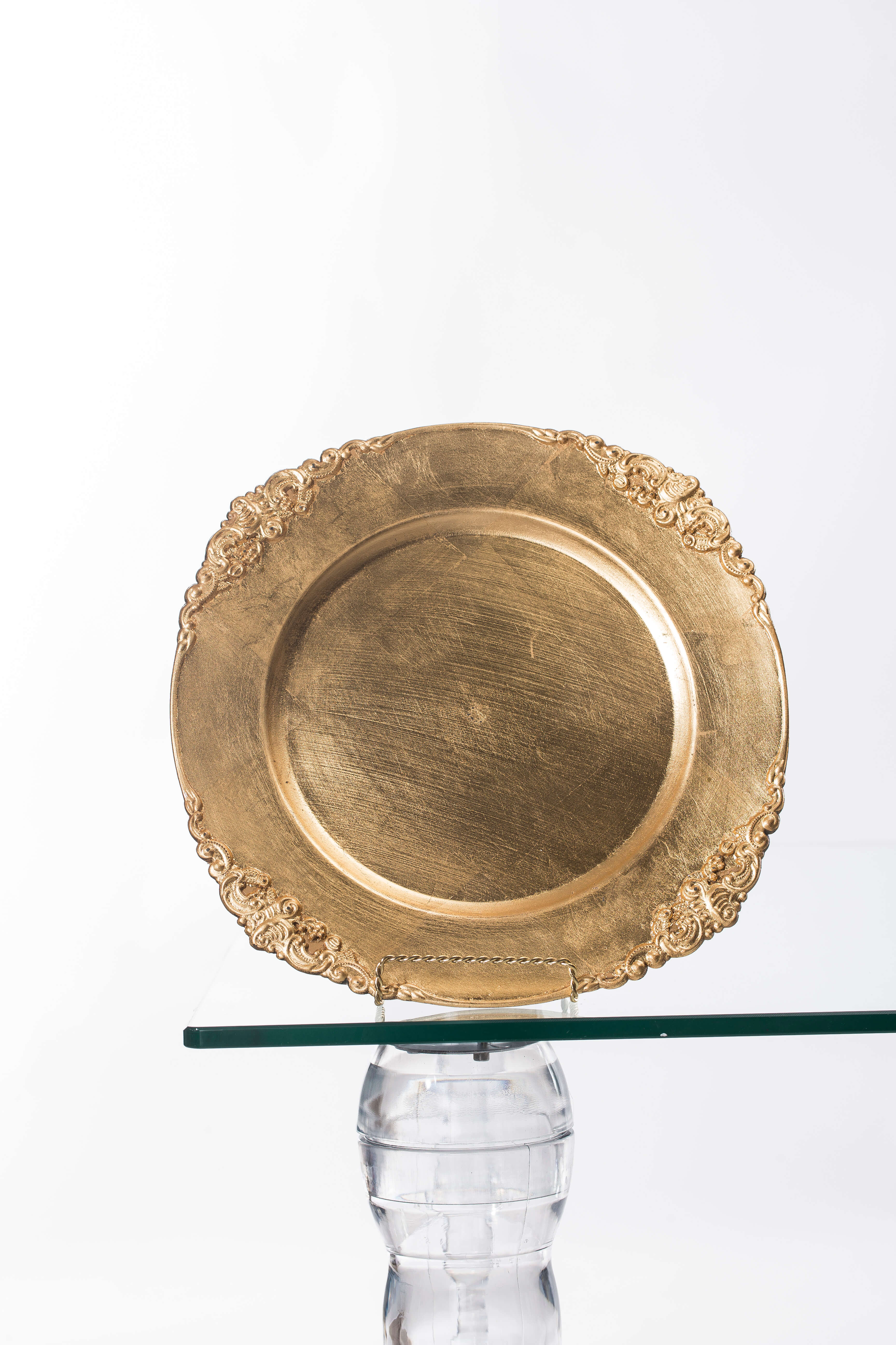 Gold Baroque Charger Plate