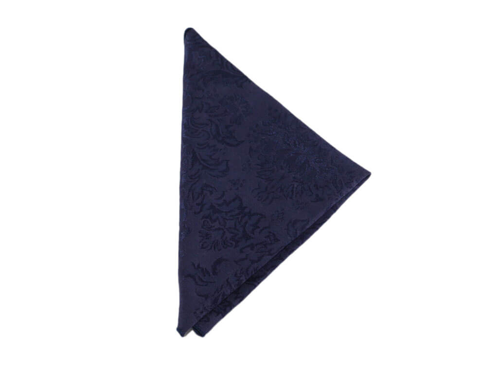 Serviette Damask Bleu Marin