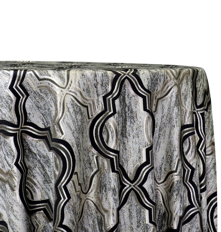 Nappe Jacquard Noire