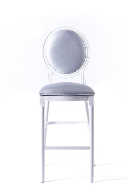 Louis Barstool Silver
