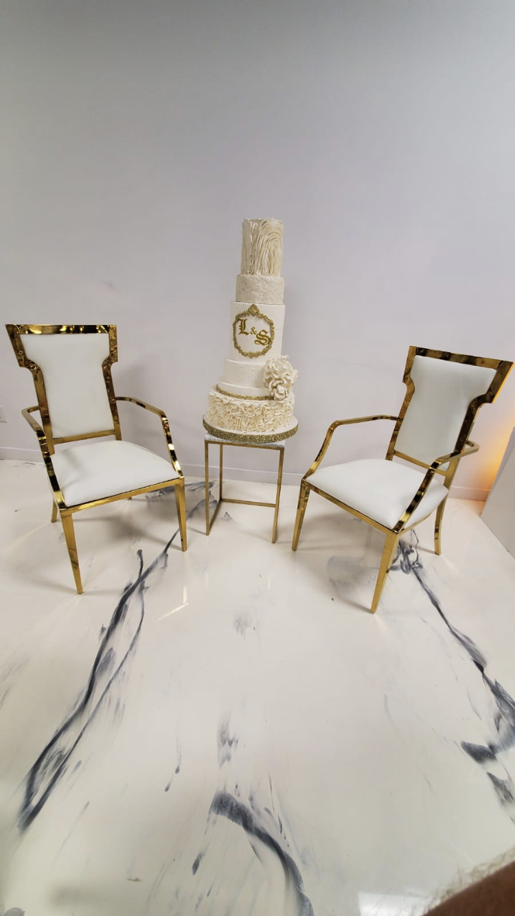 Gold Cartier Armchair