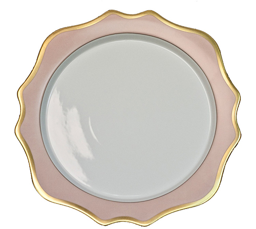 Pink Weatherly Charger Plate