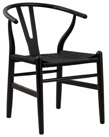 Black Wishbone Chair