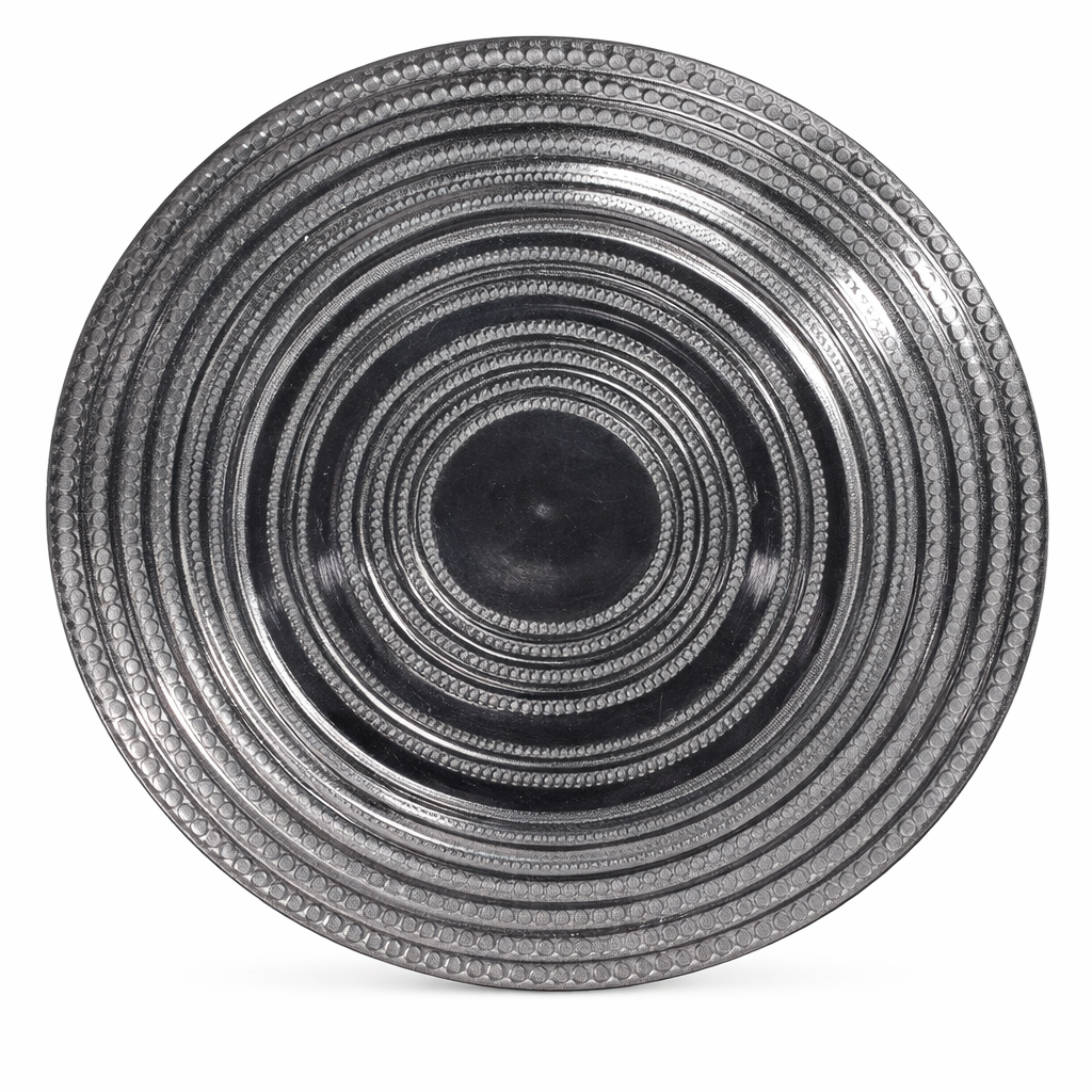 Silver Mirror Charger Plate