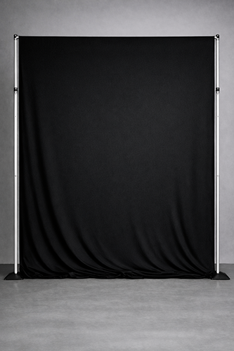 Curtain Spandex Black