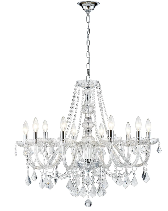 Lustre en cristal suspendu