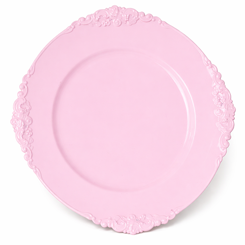 Blush Baroque Charger Plate